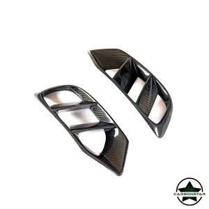 Cstar Carbon Gfk Lufteinlass Abdeckung vorne für Mercedes benz C Klasse W205 AMG