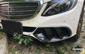 Cstar Carbon Gfk Lufteinlass Abdeckung vorne für Mercedes benz C Klasse W205 AMG