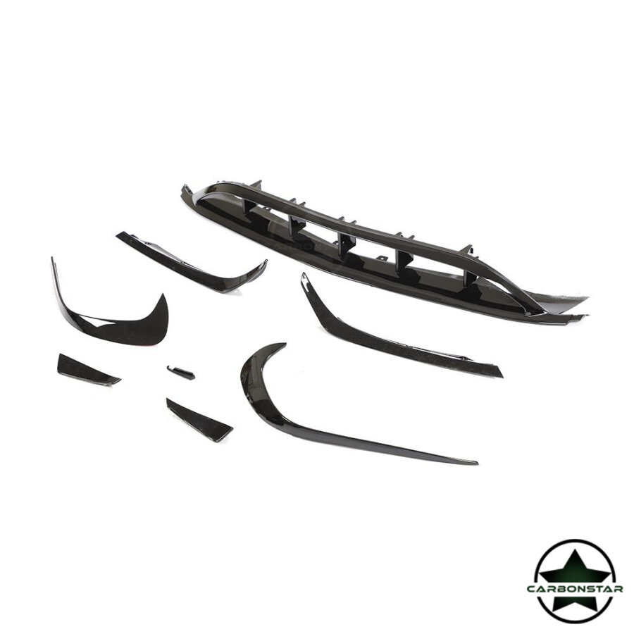 Cstar Gfk Frontlippe Canards Leisten vorne Paket für Mercedes Benz W176 A45 AMG Paket