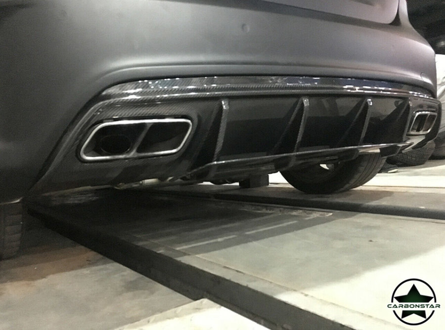 Cstar Carbon Gfk Heckdiffusor Diffusor für Mercedes Benz W176 A45 AMG Sport Paket