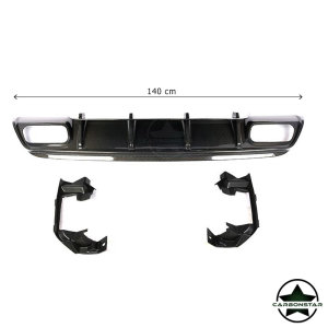 Cstar Carbon Gfk Heckdiffusor Diffusor für Mercedes Benz W176 A45 AMG Sport Paket