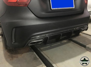 Cstar Carbon Gfk Heckdiffusor Diffusor für Mercedes Benz W176 A45 AMG Sport Paket