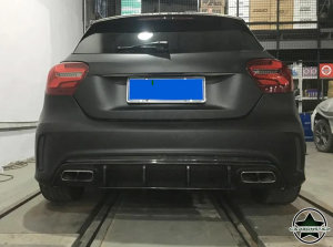 Cstar Carbon Gfk Heckdiffusor Diffusor für Mercedes Benz W176 A45 AMG Sport Paket