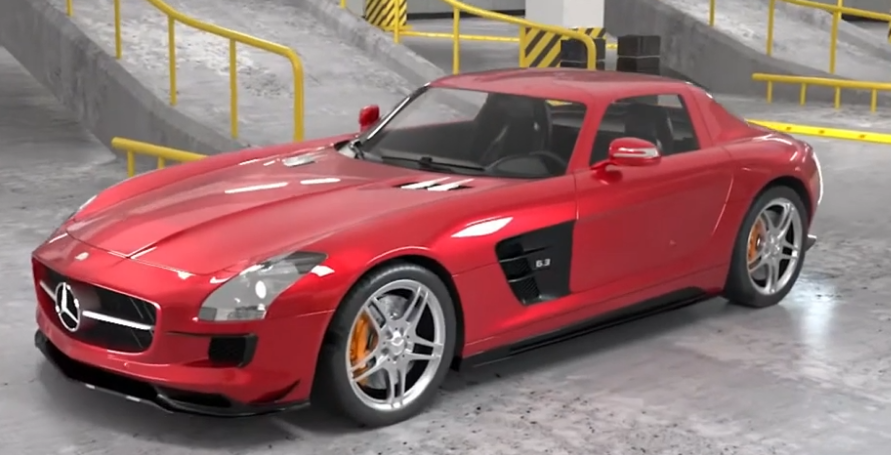 Cstar Carbon Gfk Seitenschweller für Mercedes Benz...