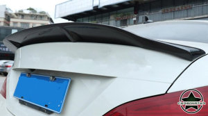 Cstar Carbon Gfk Heckspoiler Spoiler + Rote Linie für Mercedes Benz CLA W117 C17