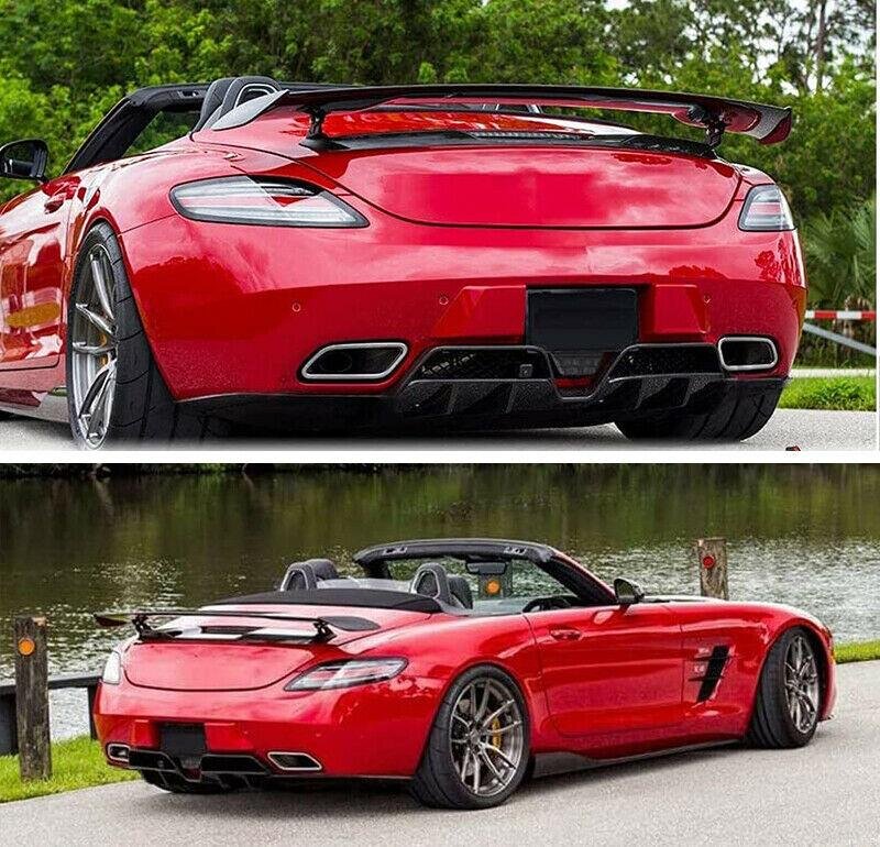 Cstar Carbon Gfk Heckdiffusor Diffusor 3tlg. für Mercedes Benz SLS AMG C197 R197 2009-2014