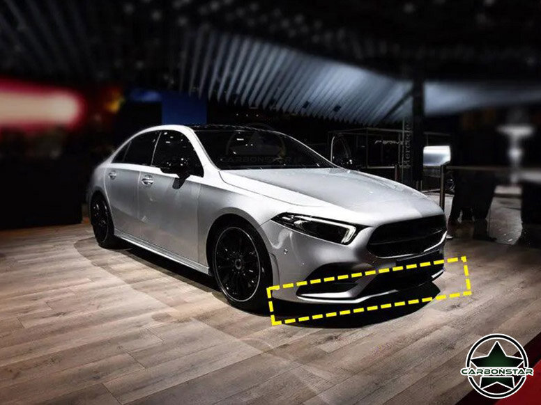 Cstar Carbon Gfk Frontlippe für Mercedes Benz W177 V177 A200 A220 Sport Edition 4 Türer