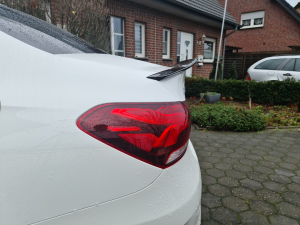 Cstar Carbon FRP Rear Spoiler PSM High Kick suitable for Mercedes Benz A W177 V177 Saloon A250e etc.