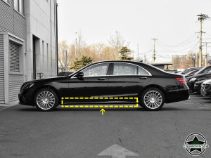Cstar Carbon Gfk Seitenschweller für Mercedes Benz S W222 S400 S63 S65 AMG Limo 4 Türer