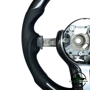 Cstar Carbon Lenkrad abgeflacht  passend für BMW M2 F87 M3 F80 M4 F82 F83 F20 F21 F22 F23 F45 F46 F30 F31 F34 F35 F32 F33 F36 F48 Competition
