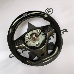 Cstar Carbon Alcantara Lenkrad Display passend für BMW E90 E91 E92 E93 E82 E88 E81 E87 + M3