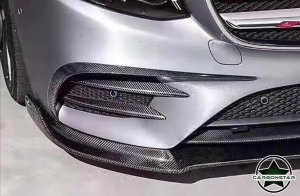 Cstar Carbon Gfk Canards Abdeckung Sto&szlig;stange vorne f&uuml;r Mercedes Benz W213 Limo