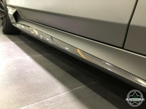Cstar Carbon Gfk Seitenschweller für Mercedes Benz S Klasse W222 C217 S500 S550 S560 S63 S65 AMG 2 Türer 14-18
