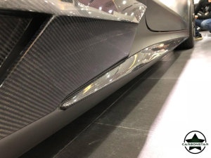 Cstar Carbon Gfk Seitenschweller  f&uuml;r Mercedes Benz W205 C205 C43 AMG Paket Coupe Cabrio