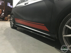 Cstar Carbon Gfk Seitenschweller für Mercedes Benz W176 A W117 CLA A45 CLA45 4 Türer