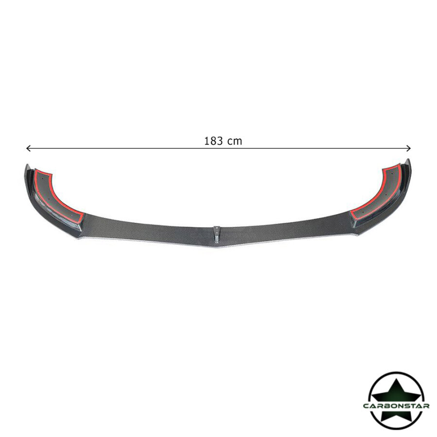 Cstar Carbon Gfk Frontlippe für Mercedes Benz E W213 AMG Limo E200 E250 E300 E400 E450 E43