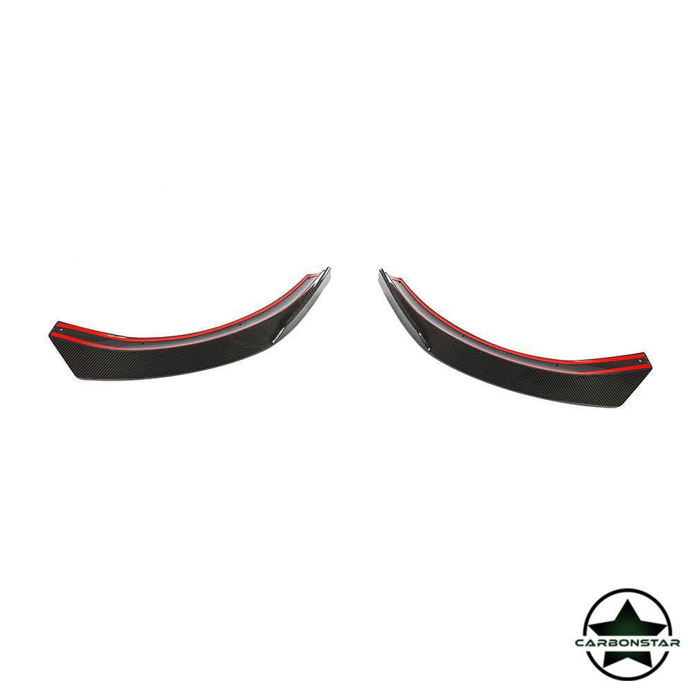 Cstar Carbon Gfk Splitter Canards vorne für Mercedes Benz GLA45 X156 Facelift 17-19