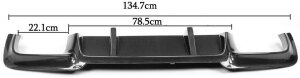 Cstar Carbon Gfk Heckdiffusor Diffusor DTM passend für BMW F10 M Paket 4 Rohr