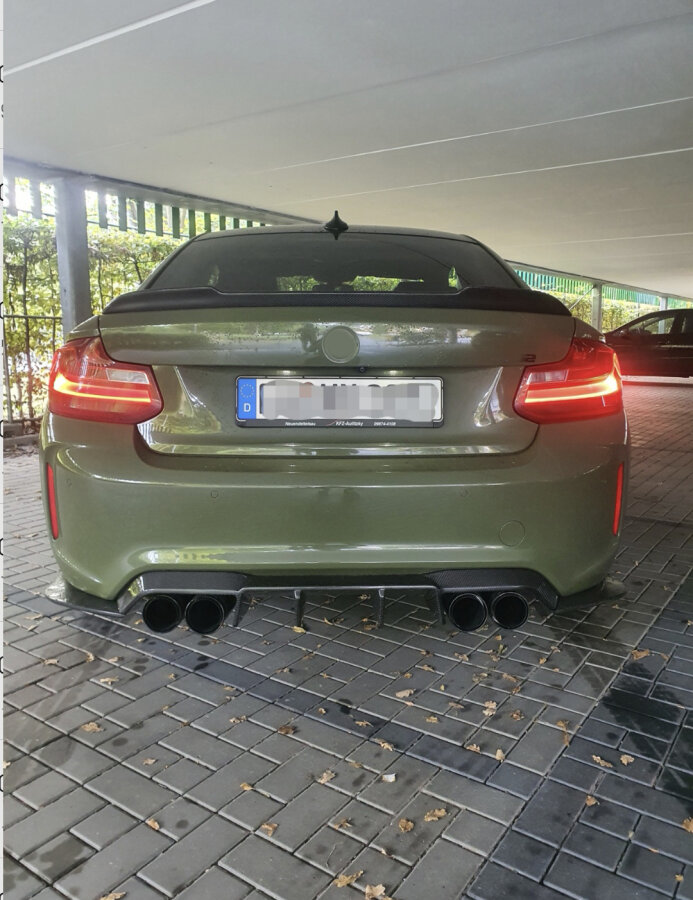 Cstar Carbon Gfk Heckdiffusor V passend für BMW M2 F87 auch Competition / CS