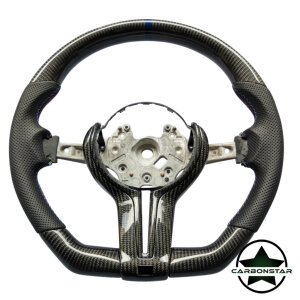 Cstar Carbon Lenkrad + Spange CF passend für BMW F80 F82 F83 F87 F20 F21 F22 F23 F30 F31 F32 F33 F36 M2 M3 M4