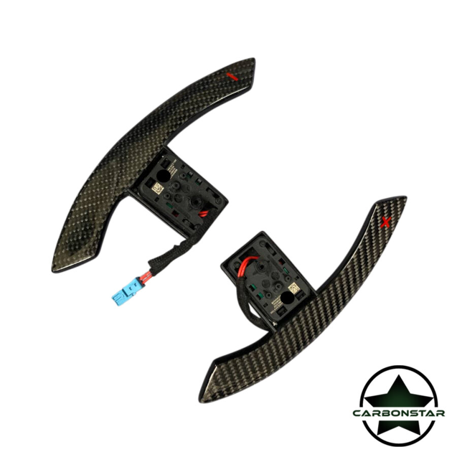 Cstar Carbon Lenkrad OEM Spange Silber Carbon passend für BMW M2 F87 M3 F80 M4 F82 F83 F20 F21 F22 F23 F30 F31 F32 F33 F36