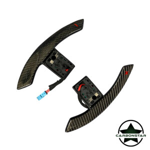 Cstar Carbon Lenkrad OEM Spange Silber Carbon passend für BMW M2 F87 M3 F80 M4 F82 F83 F20 F21 F22 F23 F30 F31 F32 F33 F36