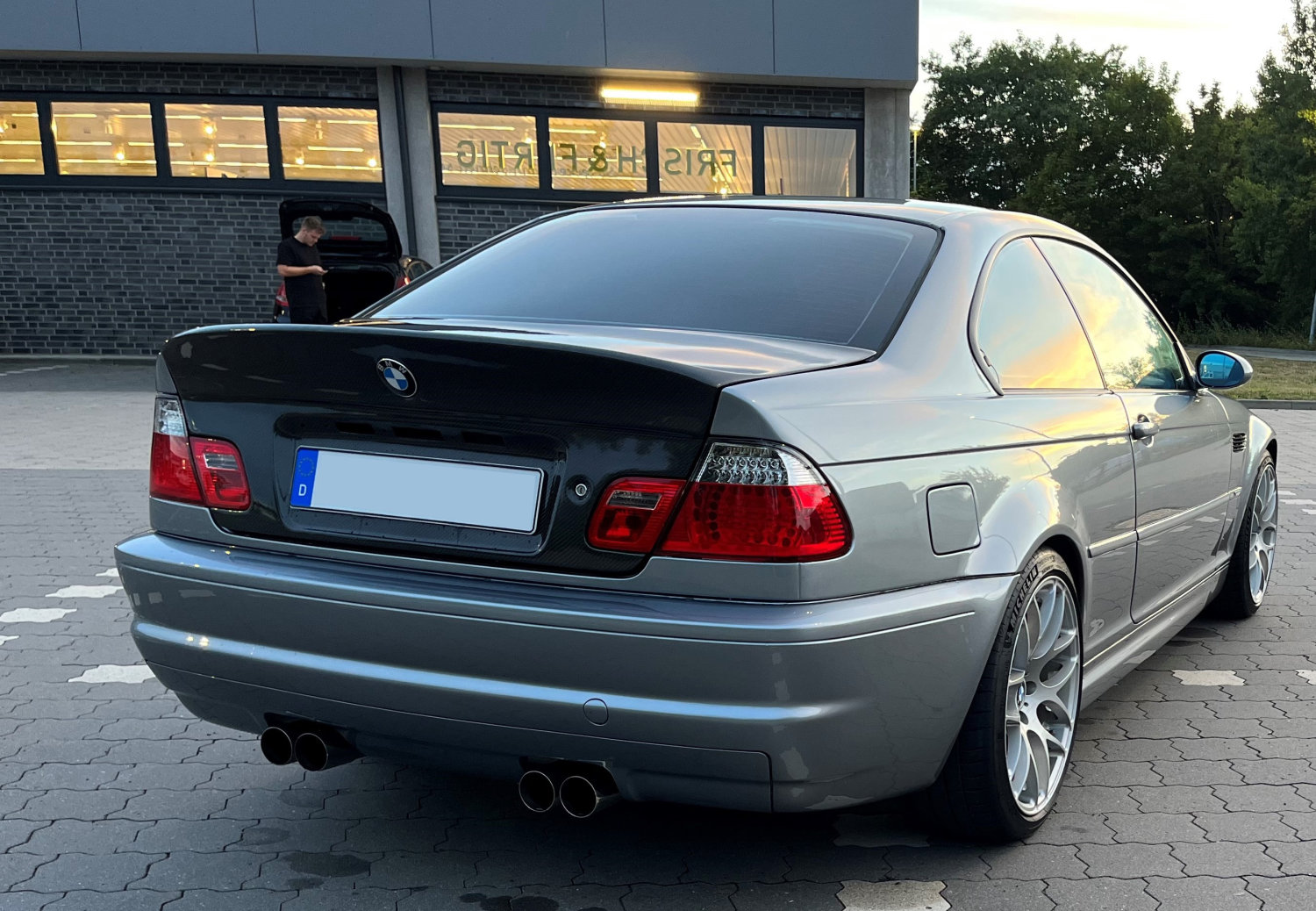Cstar Carbon Gfk Kofferraumdeckel CSL passend f&uuml;r BMW E46 Coupe