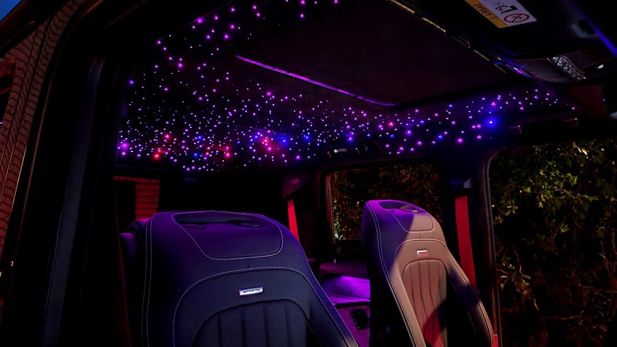 LED Sternenhimmel am Beispiel Mercedes Benz G Klasse W463A