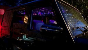 LED Sternenhimmel am Beispiel Mercedes Benz G Klasse W463A