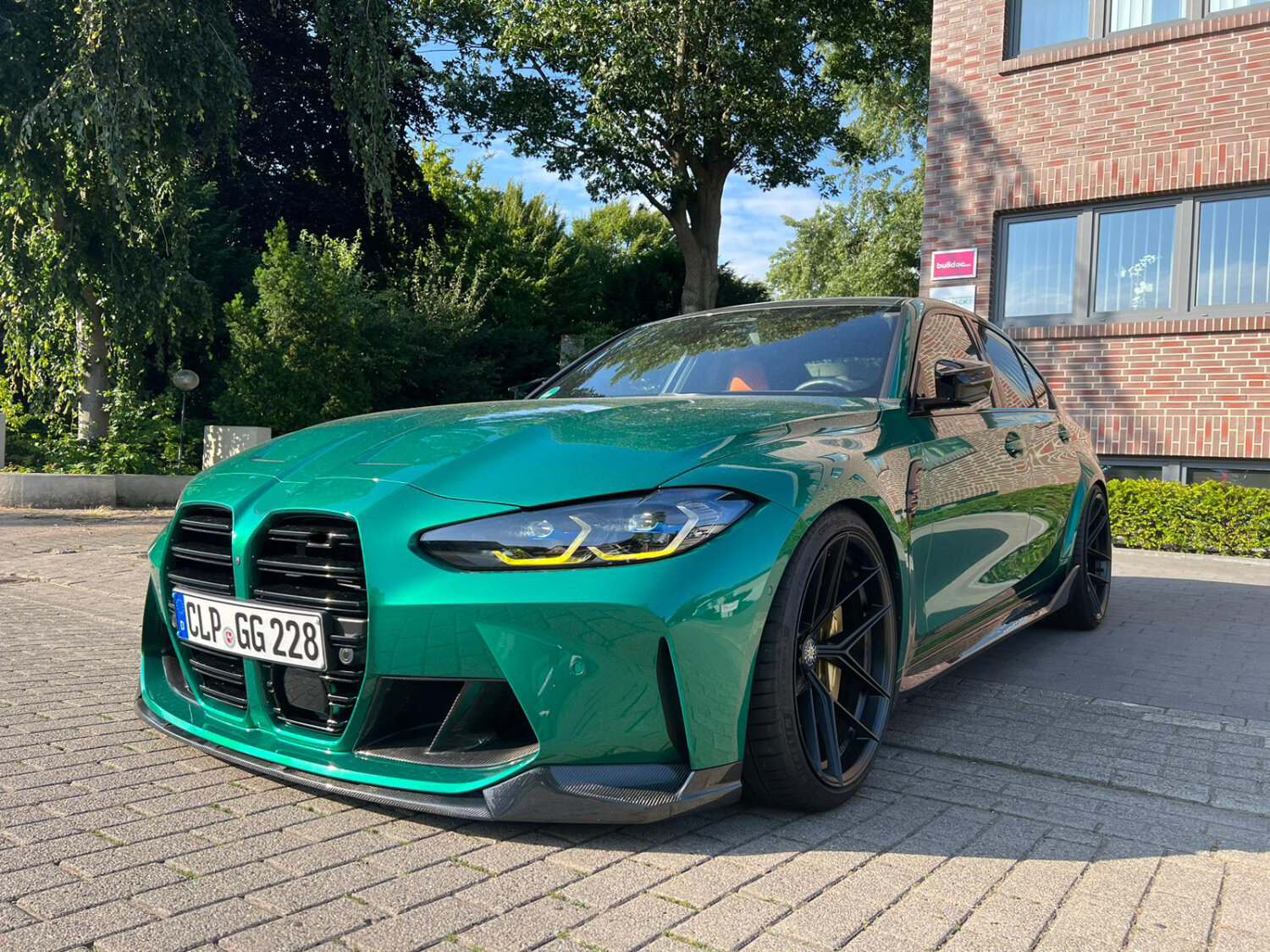 Cstar Voll Carbon Frontlippe 3tlg. Performance passend für BMW G80 G81 M3 G82 G83 M4