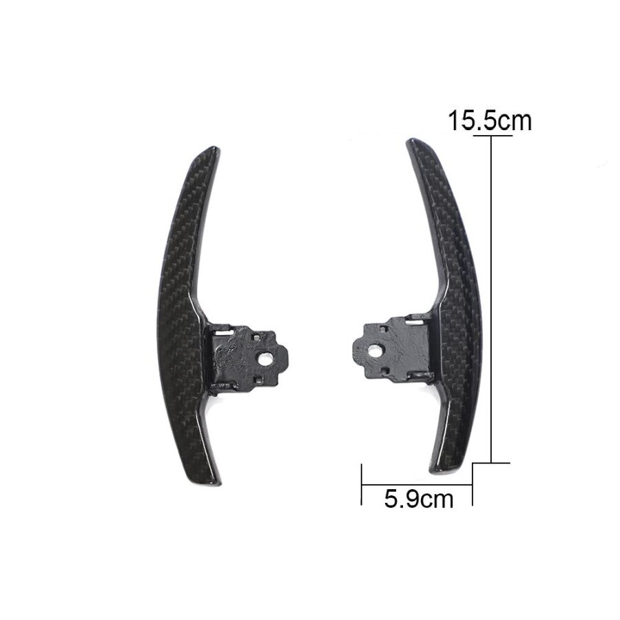 Cstar Schaltwippen Voll Carbon passend für BMW M2 F87 F82 F83 M4 F80 M3 F06 F12 F13 M6 + Competition F20 F21 F22 F23 F30 F31 F32 F33 F34 F36 F10 F11