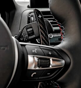 Cstar Schaltwippen Voll Carbon passend für BMW M2 F87 F82 F83 M4 F80 M3 F06 F12 F13 M6 + Competition F20 F21 F22 F23 F30 F31 F32 F33 F34 F36 F10 F11