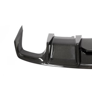 Cstar Carbon Gfk Heckdiffusor Diffusor 4 Rohr passend für Audi S4 B8.5 A4 Sline Sport Limousine 4 Türer 13-16