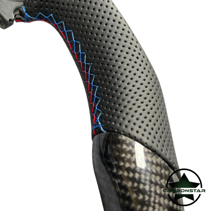 Cstar Carbon Lenkrad Racinng Display +Spange in Königsblau/Carbon passend für BMW M2 F87 M3 F80 M4 F82 F83 F20 F21 F22 F23 F45 F46 F30 F31 F34 F35 F32 F33 F36 F48 Competition