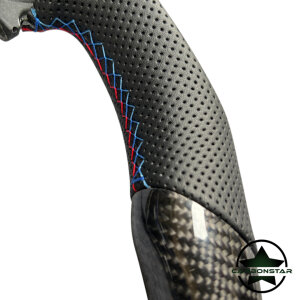 Cstar Carbon Lenkrad Racinng Display +Spange in Königsblau/Carbon passend für BMW M2 F87 M3 F80 M4 F82 F83 F20 F21 F22 F23 F45 F46 F30 F31 F34 F35 F32 F33 F36 F48 Competition