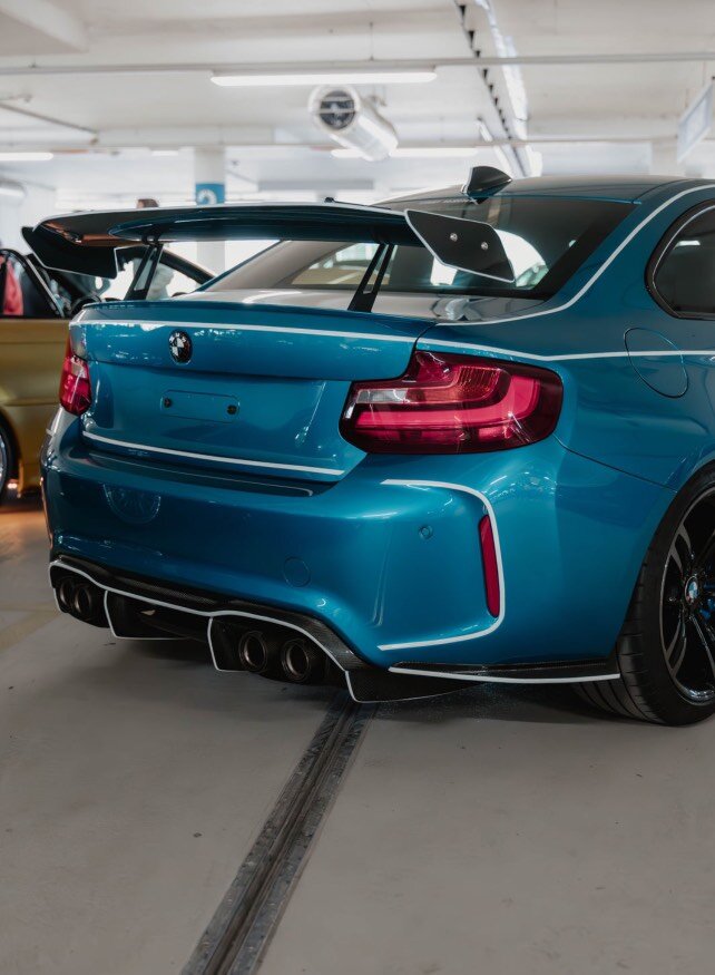 Cstar Carbon Gfk Heckdiffusor PSM 4tlg.passend für BMW M2 F87 auch Competition / CS