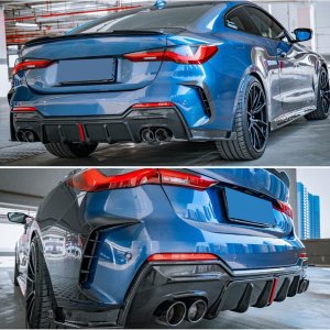 Cstar Carbon Gfk Heckdiffusor Performance passend für BMW G22 G23 M Paket