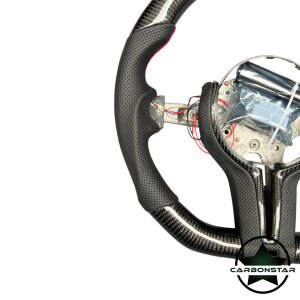 Cstar Carbon Performance Sportlenkrad Rot passend für BMW M2 F87 M3 F80 M4 F82 F83 F20 F21 F22 F23 F45 F46 F30 F31 F34 F35 F32 F33 F36 F48 Competition