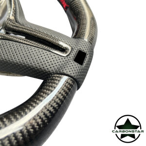 Cstar Carbon Performance Sportlenkrad Rot passend für BMW M2 F87 M3 F80 M4 F82 F83 F20 F21 F22 F23 F45 F46 F30 F31 F34 F35 F32 F33 F36 F48 Competition