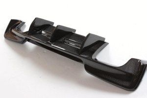 Cstar Carbon Gfk Heckdiffusor + seitliche Wings Stoßstange Hinten passend für BMW E82 1M