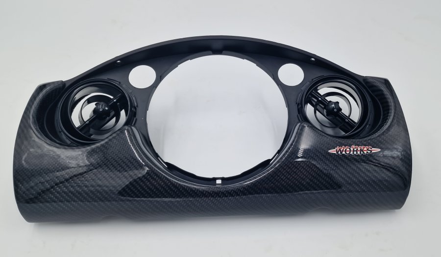 Mini Cooper Works R50 Carbon Interieur Leisten mit 2x2 Carbon beschichtet