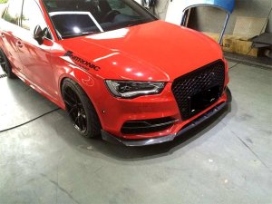 Cstar Carbon Gfk Frontlippe für Audi A3 8V S3 SLine Limo 13-16