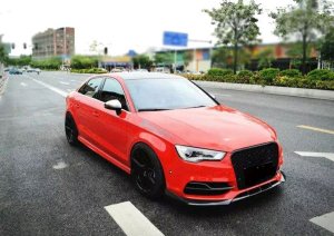 Cstar Carbon Gfk Frontlippe für Audi A3 8V S3 SLine Limo 13-16