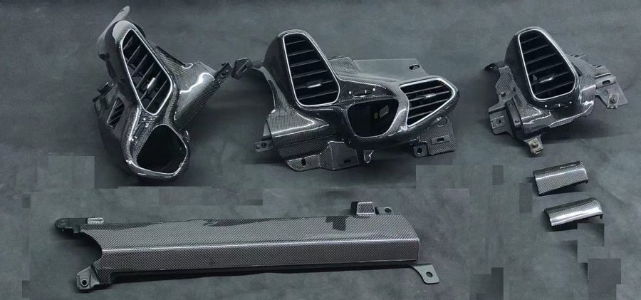 Kauf Ferrari 458 Italia Italy Spider Carbon Innenraum Interieur Laminierung Set 1 - Luftdüsen