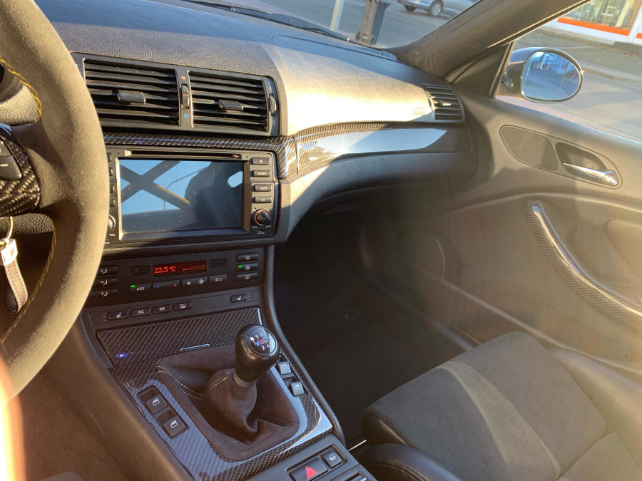 Cstar BMW E46 Coupe Cabrio M3 - Carbon Komplettset Interieurleisten Cockpit Griffe Armlehnen
