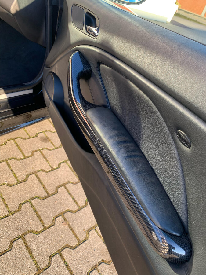 Cstar BMW E46 Coupe Cabrio M3 - Carbon Komplettset Interieurleisten Cockpit Griffe Armlehnen VORAB ZUSENDUNG - Wir erhalten Vorab Ihre Teile zum Beschichten