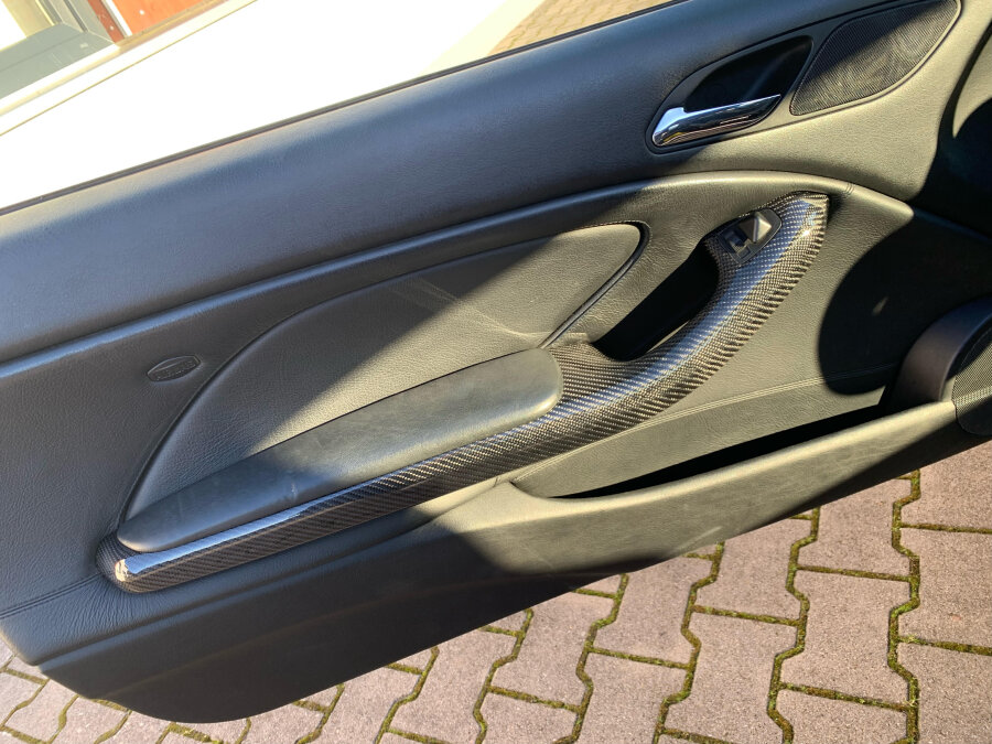 Cstar BMW E46 Coupe Cabrio M3 - Carbon Komplettset Interieurleisten Cockpit Griffe Armlehnen VORAB ZUSENDUNG - Wir erhalten Vorab Ihre Teile zum Beschichten