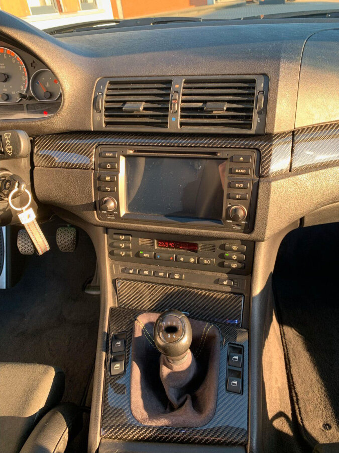 Cstar BMW E46 Coupe Cabrio M3 - Carbon Komplettset Interieurleisten Cockpit Griffe Armlehnen VORAB ZUSENDUNG - Wir erhalten Vorab Ihre Teile zum Beschichten