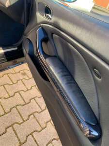 Cstar BMW E46 Coupe Cabrio M3 - Carbon Komplettset Interieurleisten Cockpit Griffe Armlehnen VORAB ZUSENDUNG - Wir erhalten Vorab Ihre Teile zum Beschichten