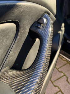 Cstar BMW E46 Coupe Cabrio M3 - Carbon Komplettset Interieurleisten Cockpit Griffe Armlehnen VORAB ZUSENDUNG - Wir erhalten Vorab Ihre Teile zum Beschichten
